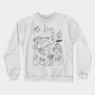 4/20 -white Crewneck Sweatshirt